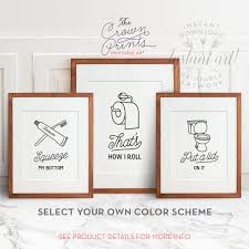 Popular items for bathroom wall art on Etsy