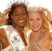 Miss South Africa, Nokuthula Sithole, and Miss SA Teen, Bertha-Marie Le Roux ... - da55aff68686480bb46d07b0d659c8b3