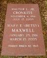 Mary Elizabeth "Betsy" Maxwell Cronkite (1916 - 2005) - Find A ...