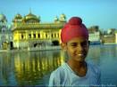 Sikh boy at the Golden Temple