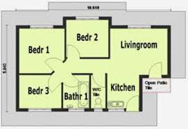 Denah Rumah Minimalis 3 Kamar Tidur 1 Lantai untuk Keluarga