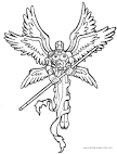 Digimon coloring page