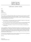 Sample Student Resumes » Resume Cover Letter Samples