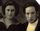Issac Chait with his cousin