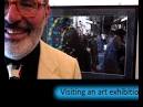 Visiting an art exhibition