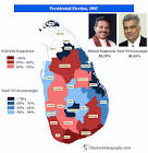 Sri Lanka. Presidential Election 2005 | Electoral Geography 2.0