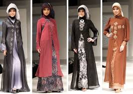 Rancangan Model Baju Batik Modern Muslim Modis - Model Baju Muslim ...