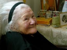 ... who began a history project about Irena Sendler and ended up elevating her to the status of Polish national hero and furthering dialogue and education ... - Irena_Sendler_at_98_-_2008