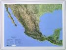 Mexico Raised Relief Map - NCR - Natural Color Relief
