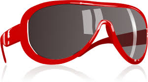 red sunglasses