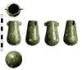 Pointed oval Medieval lead seal matrix. The edges are badly worn but the - via Daymix