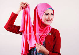 Cara Memakai Jilbab Pashmina Kaos Simple | Cara Memakai Jilbab ...