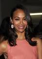 Actress Zoe Saldana has hit
