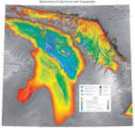 Bathymetry of Lake Huron | ngdc.