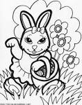 Easter coloring page