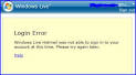 Hotmail is down users not able to login