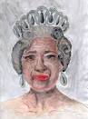 Portrait of Queen Elizabeth II by Oana Radu. Portrait of Queen Elizabeth II