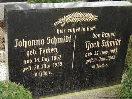 Grab von Tjark Schmidt (22.11.1863-06.01.1943), Friedhof Marienhafe