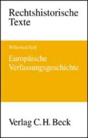 Dietmar Willoweit, Ulrike Seif (Hrsg.): Europäische ...