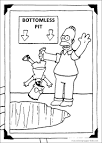 Simpsons coloring page