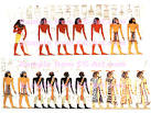 Ham: Egyptians, Canaanites, Nubians and Lybians on fresco in tomb ...