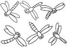 Dragonfly coloring page