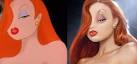 ... making a cartoon into a real thing without changing the cartoon aspects. - jessica-rabbit-real-life-compare