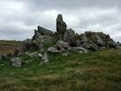 like an Inuit inuksuk, the upright stone resembles a human form. - via Daymix