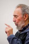 Fidel en la Mesa Redonda.
