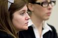 Justine Winter, left, is seen in court on Tuesday, Jan. 25, 2011. - WR1125zjustinewinter_A