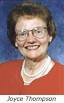 Dr. Joyce Thompson, associate dean for graduate studies and professional ... - Thompson