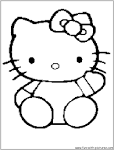 Hello Kitty Coloring Page2 | hello-