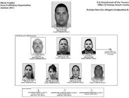 En la lista de narcotraficantes se incluyó al supuesto líder del grupo Fausto Isidro Meza Flores, así como a su esposa Araceli Chan Inzuna. - detreinta180113