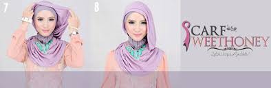Cara memakai pasmina kaos anggun nan elegant - Jilbab Baju Muslim