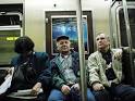 Subway riders, Uptown F train, Manhattan, New York, NYC, USA