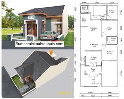 Denah Dan Gambar Rumah Minimalis Modern | Design Rumah Minimalis