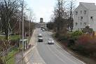 From the footbridge across Alexandra Road, Cooper Park is on the left and - via Daymix