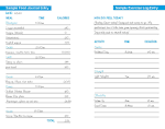 Food Journal &amp; Exercise Log; track your progress | Shannon Miller ...