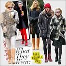 What They Wear: Cold Weather Chic - Celebrity Style and Fashion ...