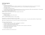 <b>Antifungal agents</b> Introduction