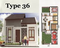 Desain Rumah Mungil Type 36 Sederhana
