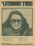 Kate Millett on the cover of “The Lesbian Tide” - lesbian-tide-cover-1977_smaller