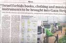 CAMERA: Ha'aretz Senseless on Gaza