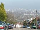 TQ3573 : View of Westminster and Central London from Canonbie Rd - via Daymix