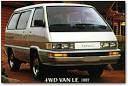 Toyota minivans 1984-