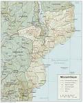 Country Map of Mozambique