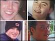 Clockwise from top left: James Bowyer, Edward Manders-Naden, Kirk Nokes and - _44717242_fourcrashvictims226