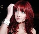 dark bright red hair