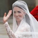When Kate reached the alter he