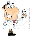 Caucasian Cartoon Dentist Man Holding An Extracted Tooth Posters ...